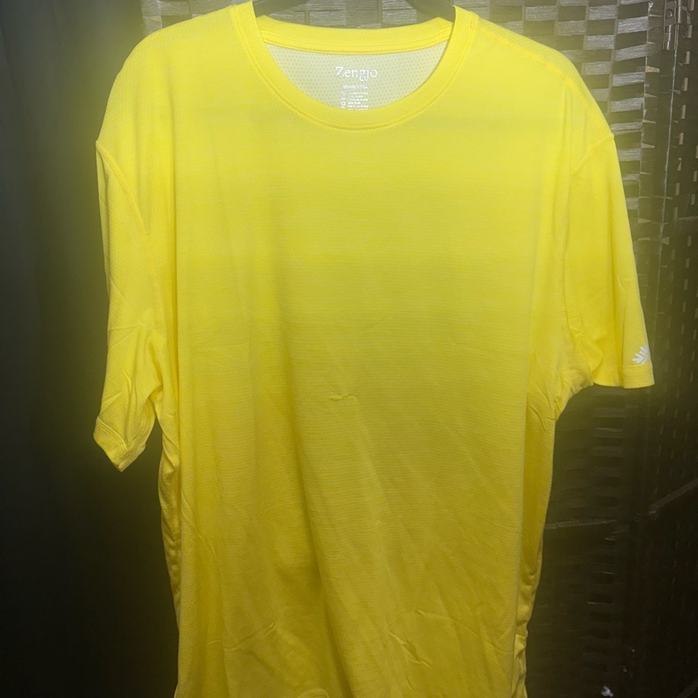 Men's Vibrant Yellow Short Sleeve Tee
